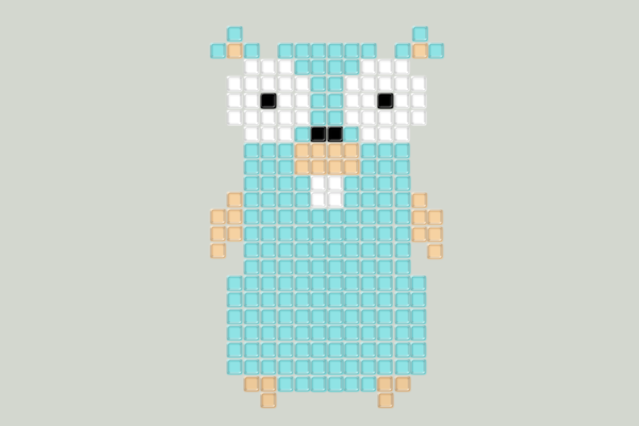Pixel gopher