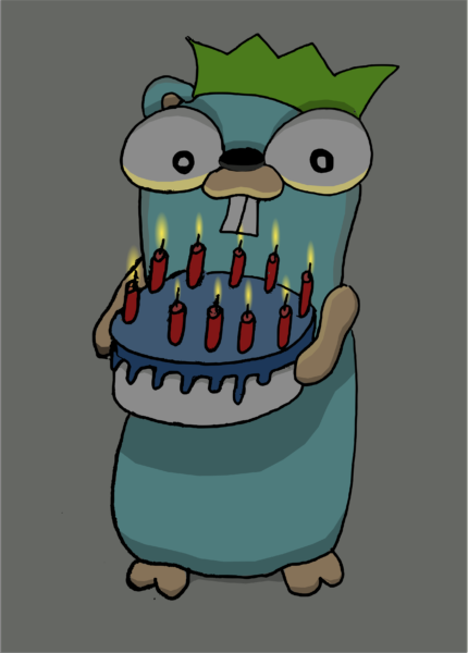 Happy birthday gopher