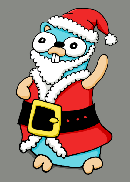 Merry Christmas gopher