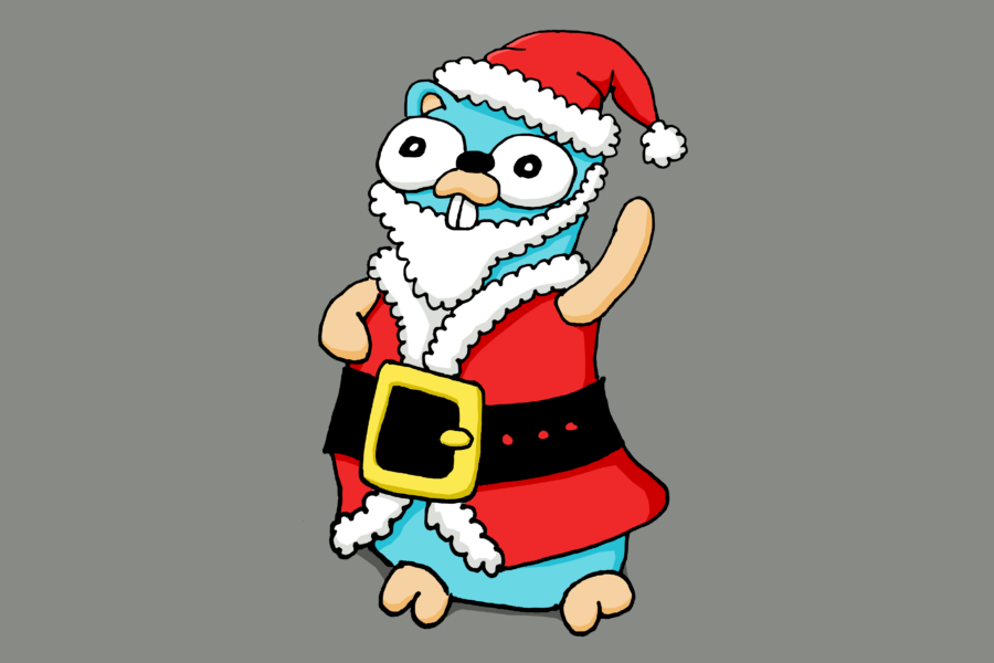 Merry Christmas gopher