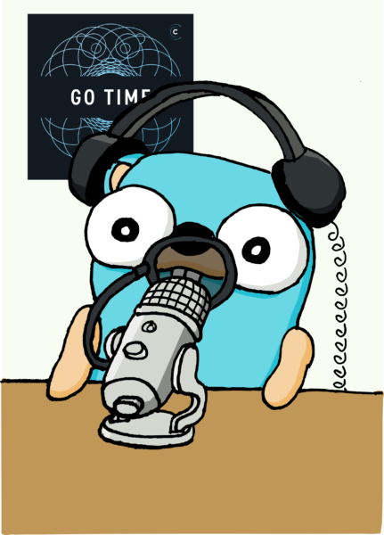 Go Time podcaster gopher