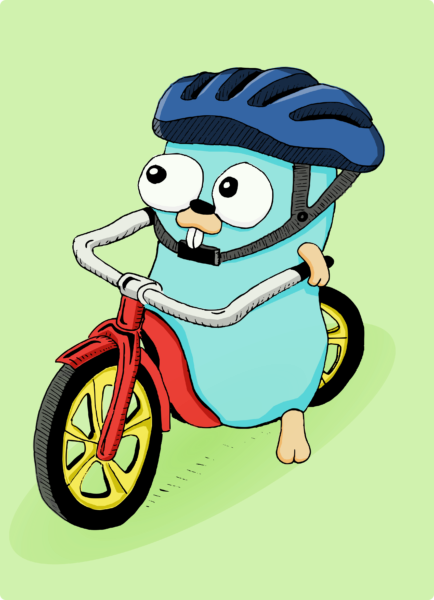Cyclist gopher